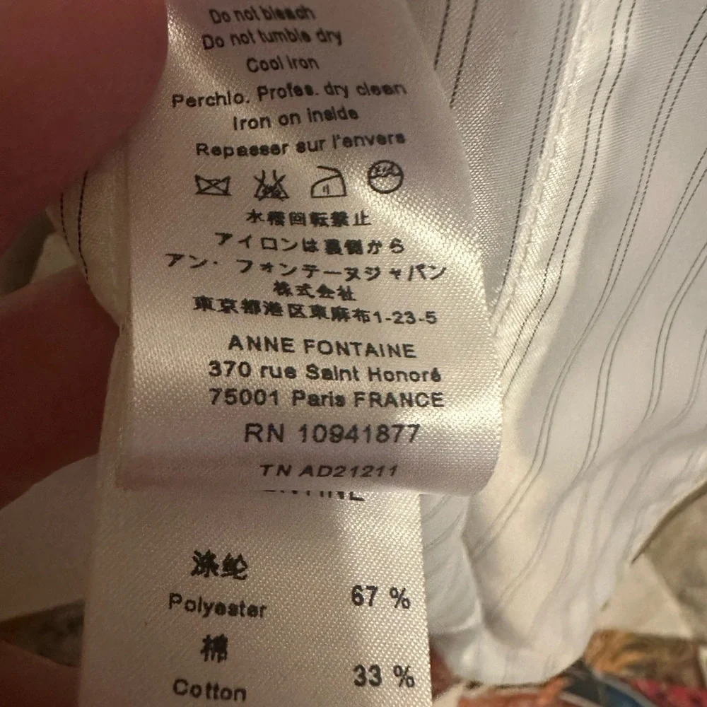 Anne Fontaine suede like vest , size m - Picture 7 of 8